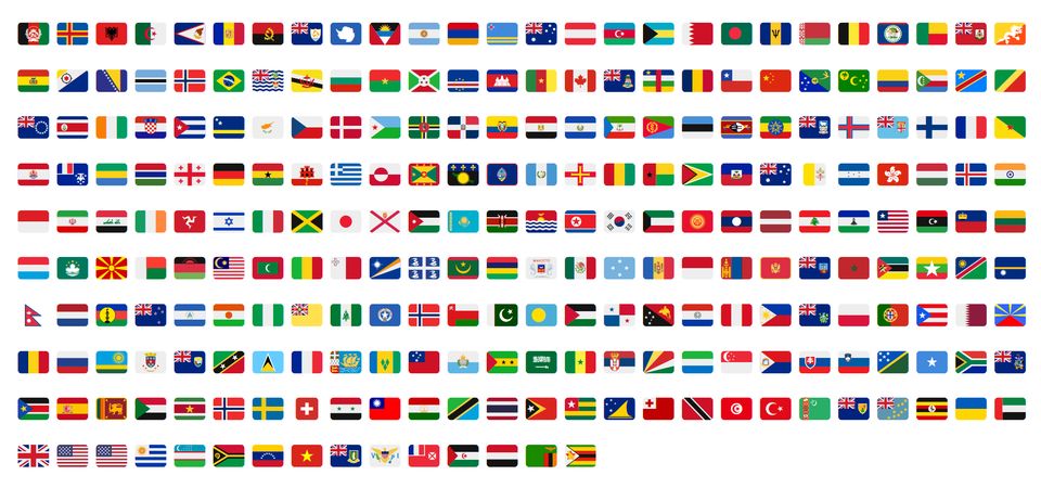 Tạo icon lá cờ (Country Flag Emoji) từ Country Code (Alpha-2 code)