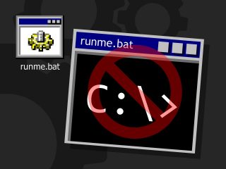 Gọi file BAT (Batch File) không hiện cửa sổ command prompt window